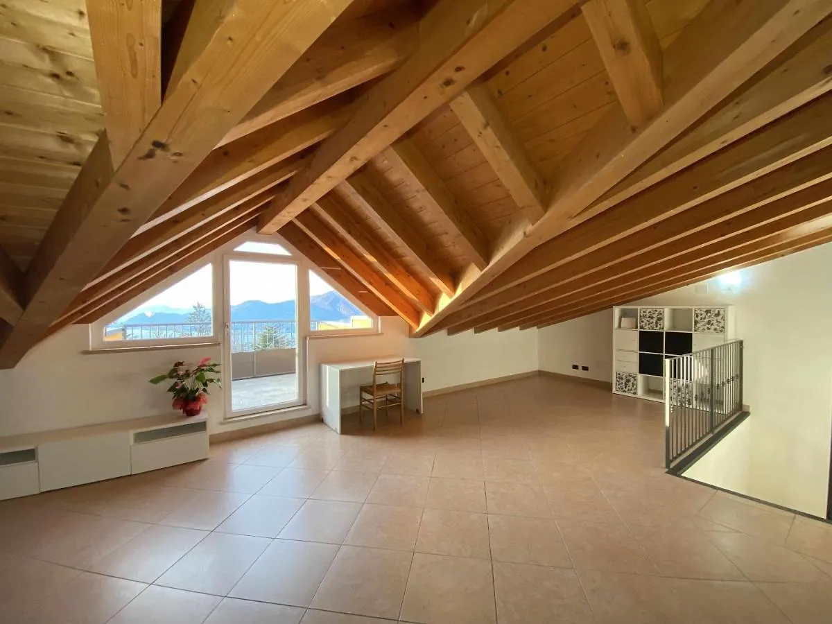 Tatil Evi La Terrazza Baldo Garda Villa San Zeno di Montagna İtalya